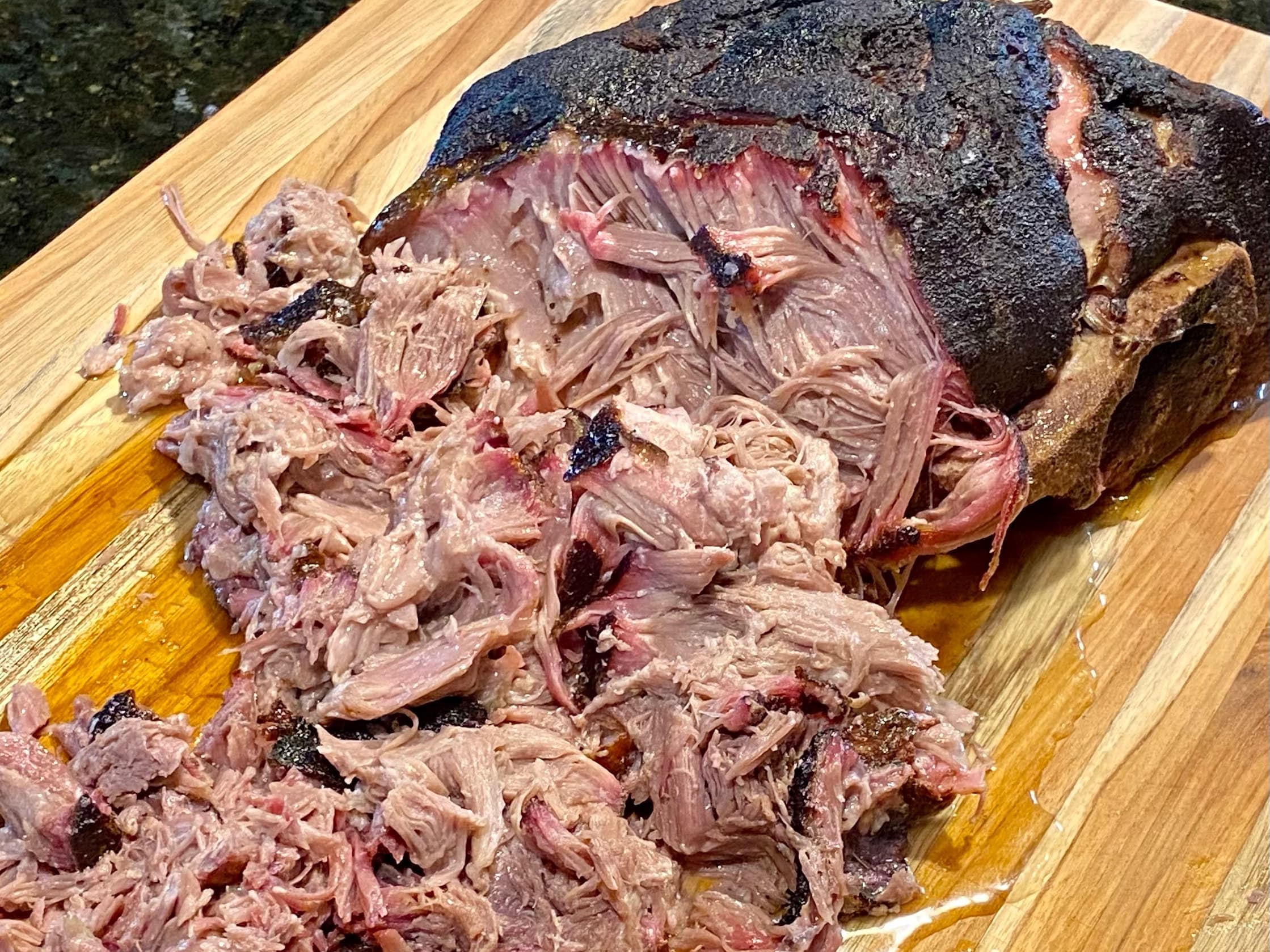 Pork shoulder internal temp smoker cheap