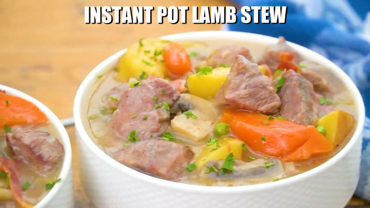 Instant Pot Lamb Stew [Video] - S&SM