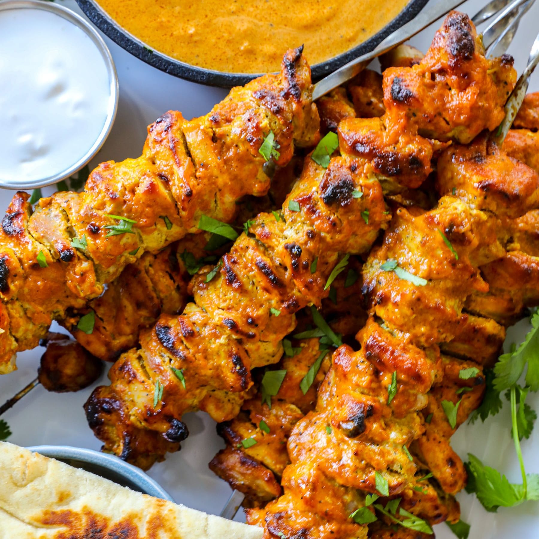Easy Grilled Butter Chicken Kebabs