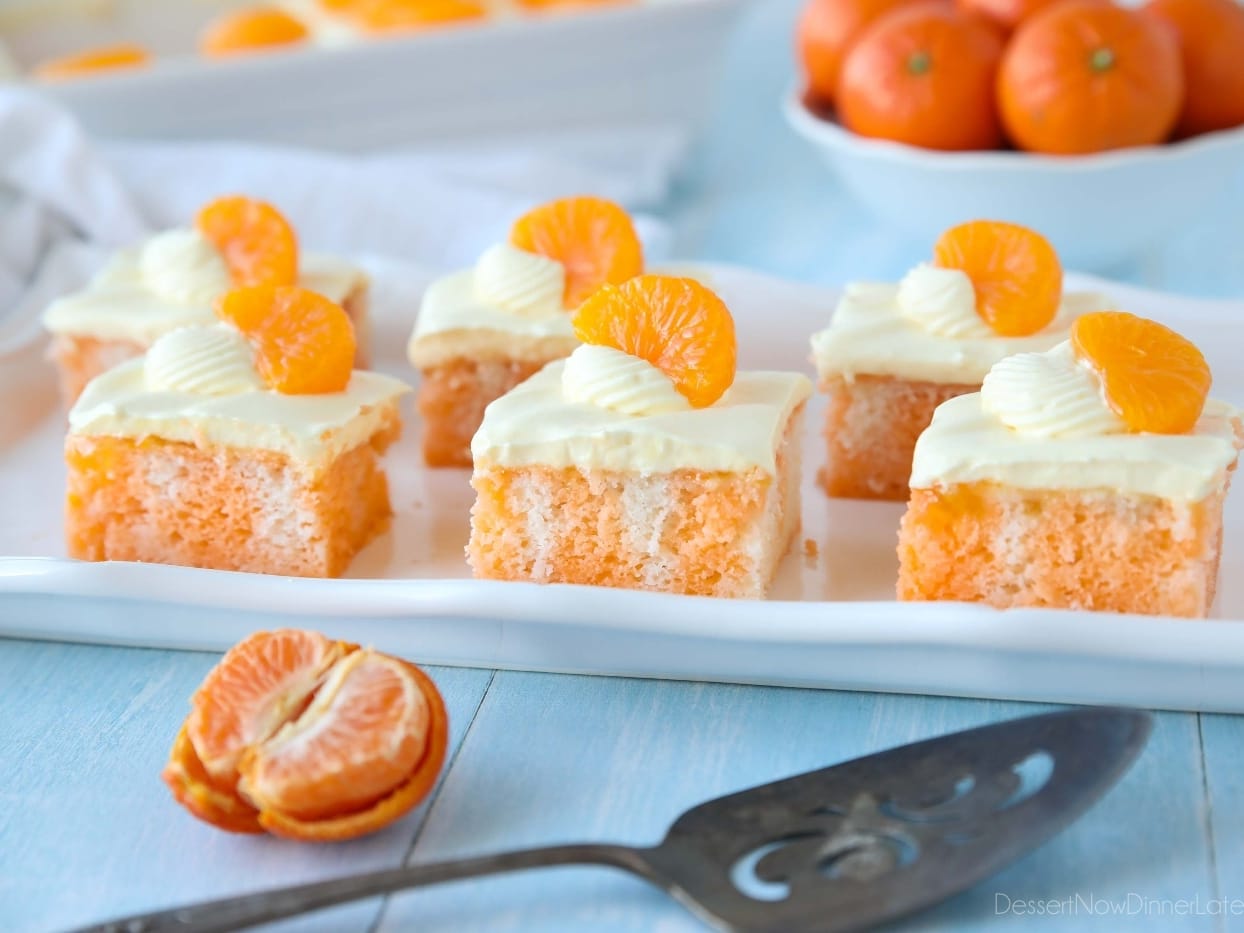 Orange Creamsicle Cake • Dance Around the Kitchen