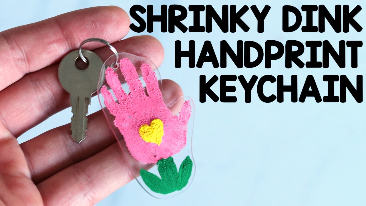 Shrinky dink mothers day keychain sales