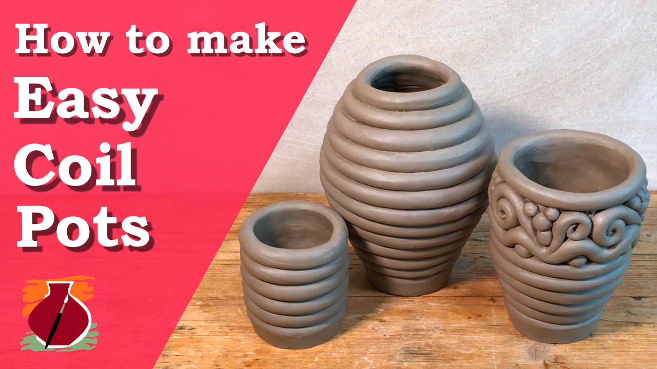 Easy Coil Pots – 3 Ways to Make Simple Coil Pots