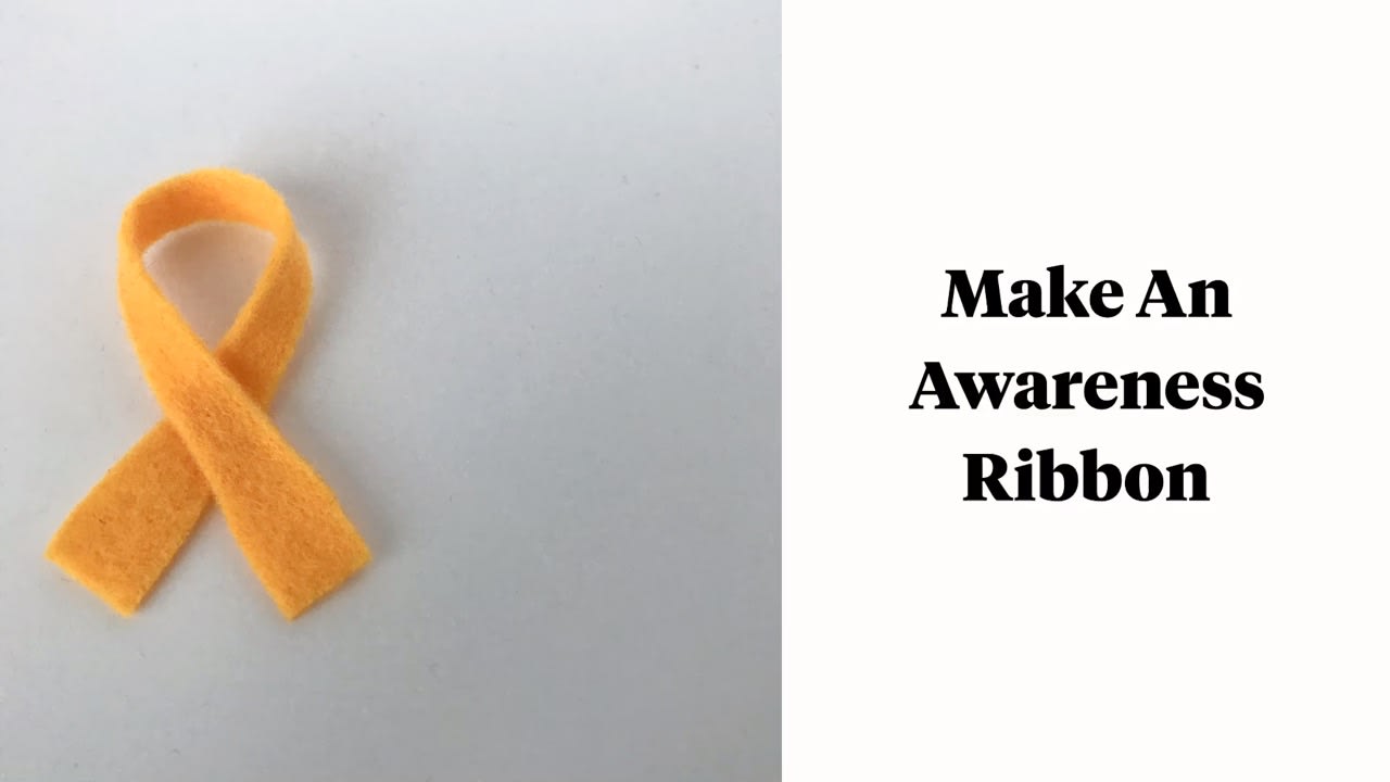 How To Make An Awareness Ribbon In 4 Easy Steps - Create To Donate