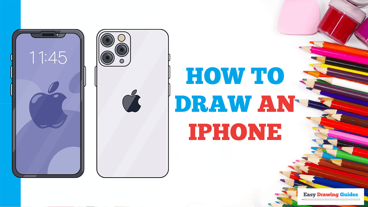 How To Draw A Funny iPhone 