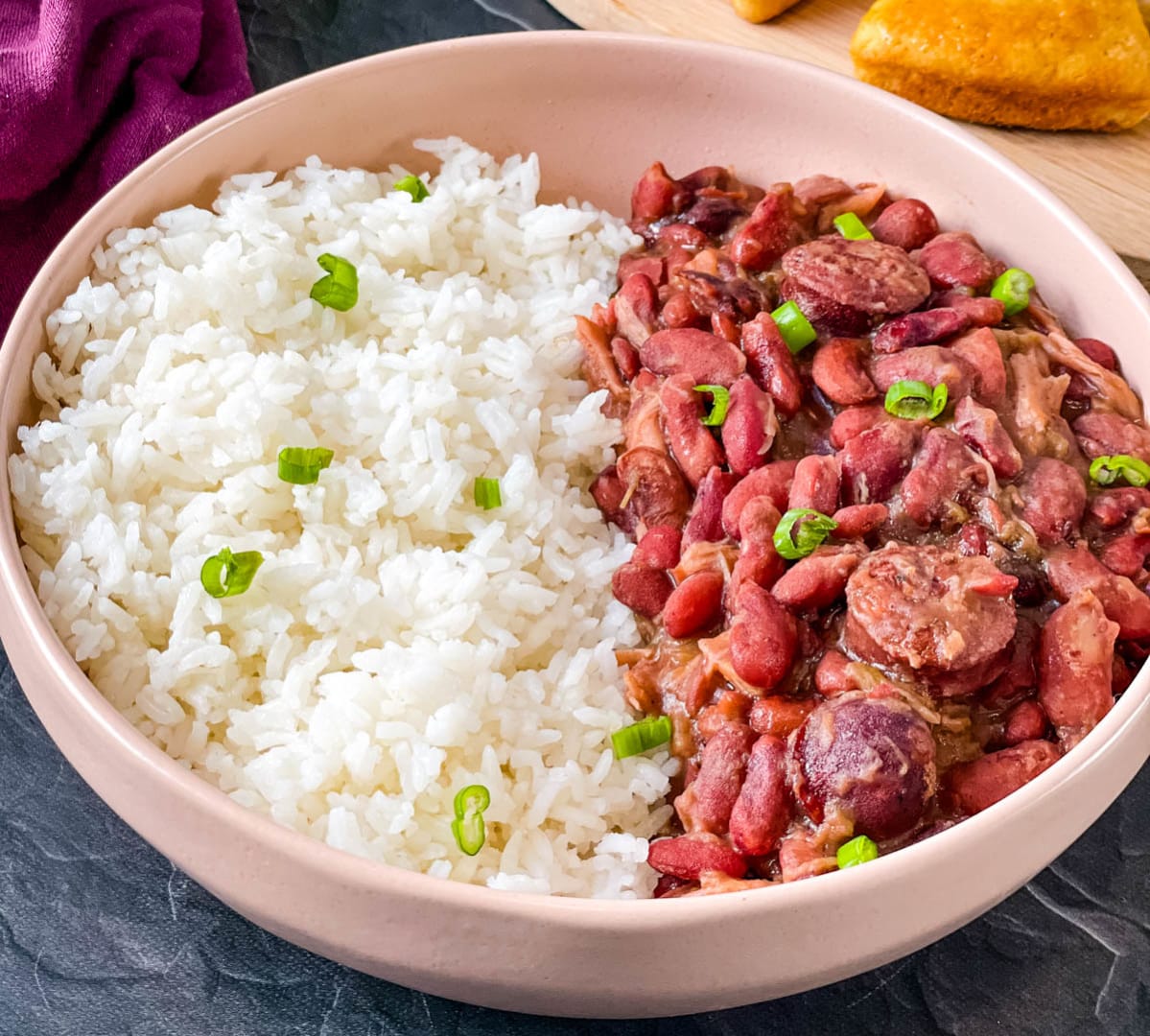 Pressure Cooker Red Beans and Rice Recipe