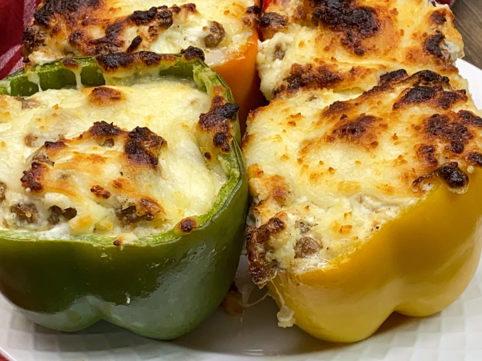 Southern stuffed hot sale bell peppers