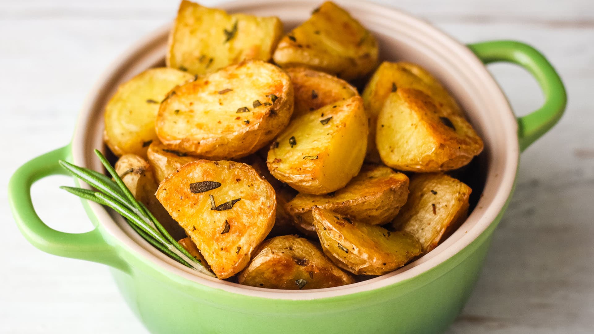 Toaster Oven Rosemary Potatoes