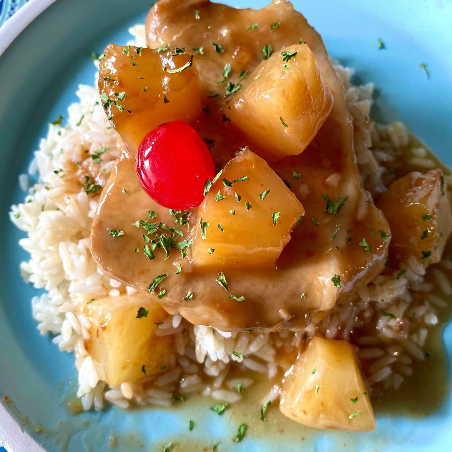 Slow Cooker Hawaiian Pork Chops