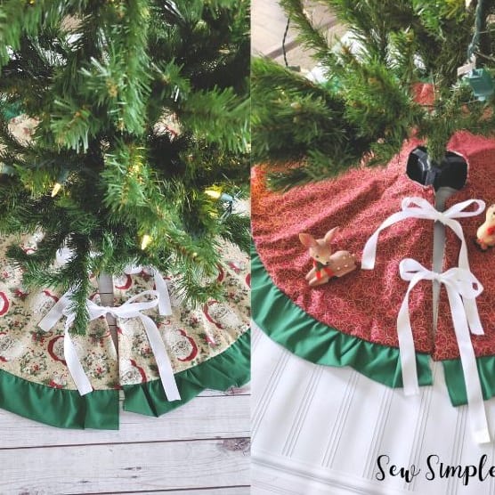 DIY Christmas Tree Skirt