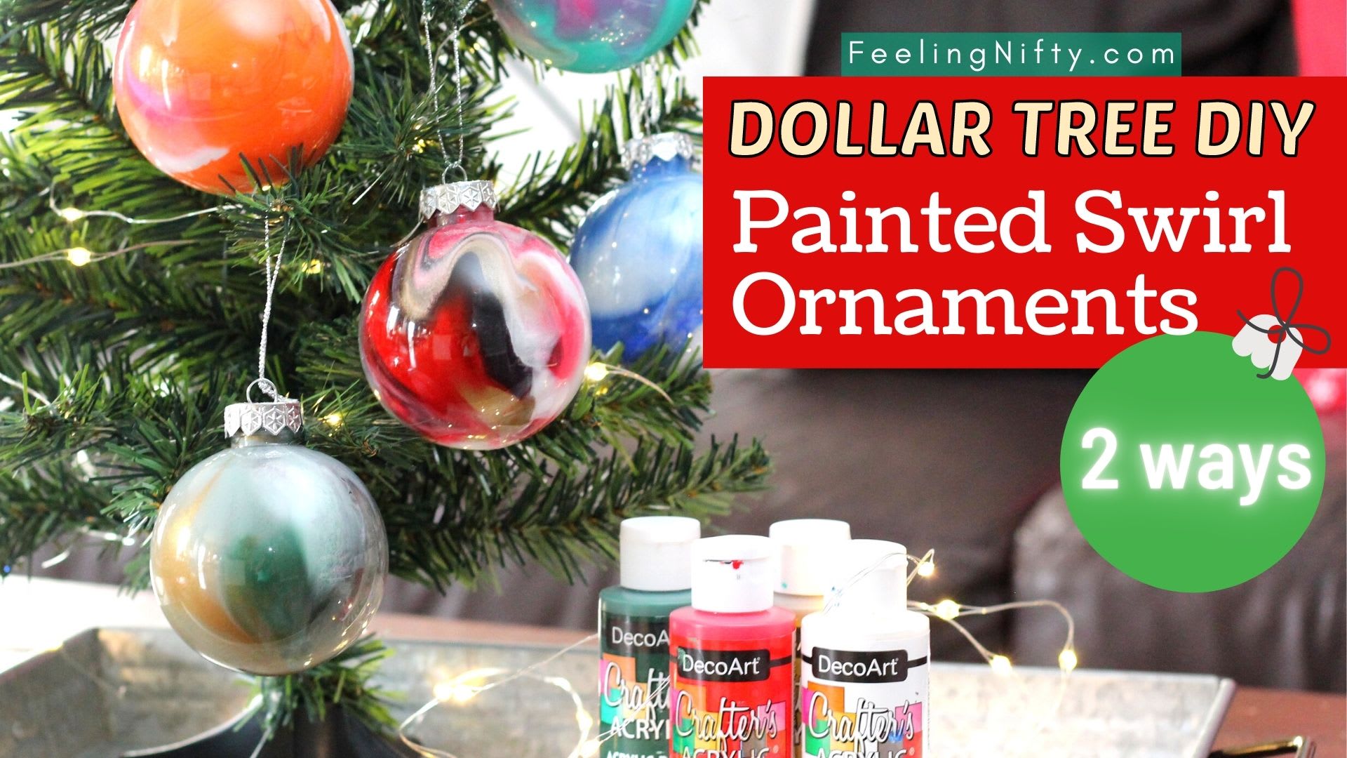 DIY Paint Kit Personalized Christmas Ornament
