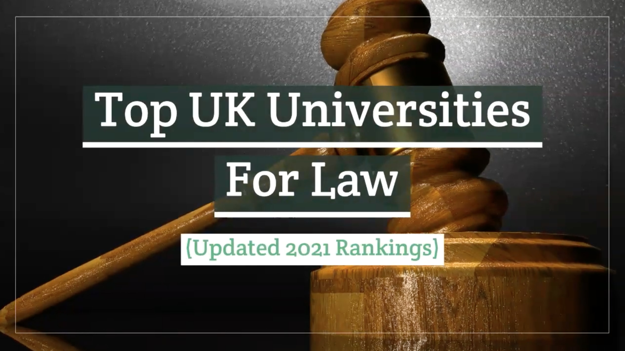 Top Universities for Law. A higher Law (2021). QS ranking Durham University. A higher law
