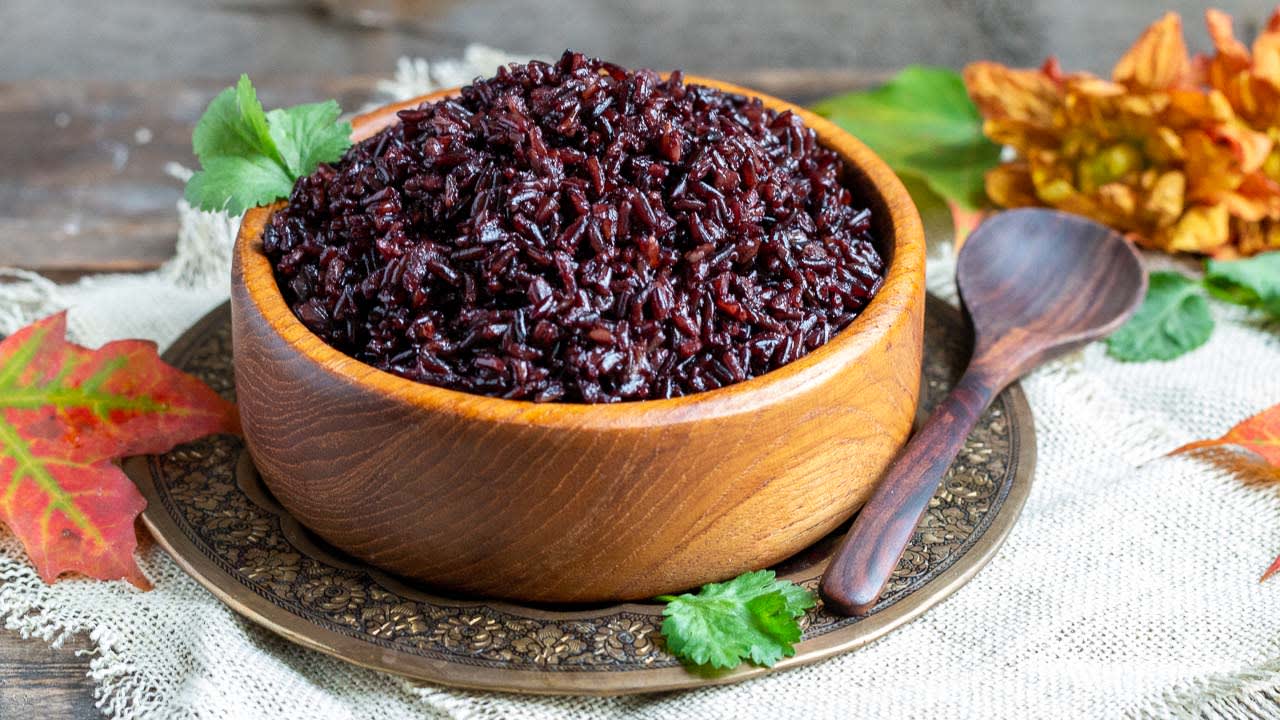 Instant Pot Black Rice Pilaf