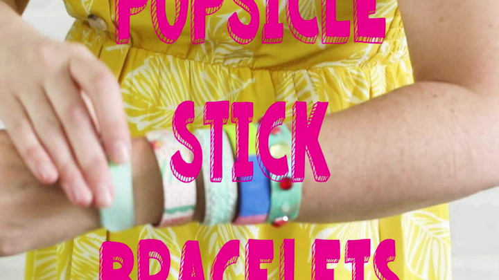 Bend Popsicle or Lollipop Sticks for DIY Bracelets