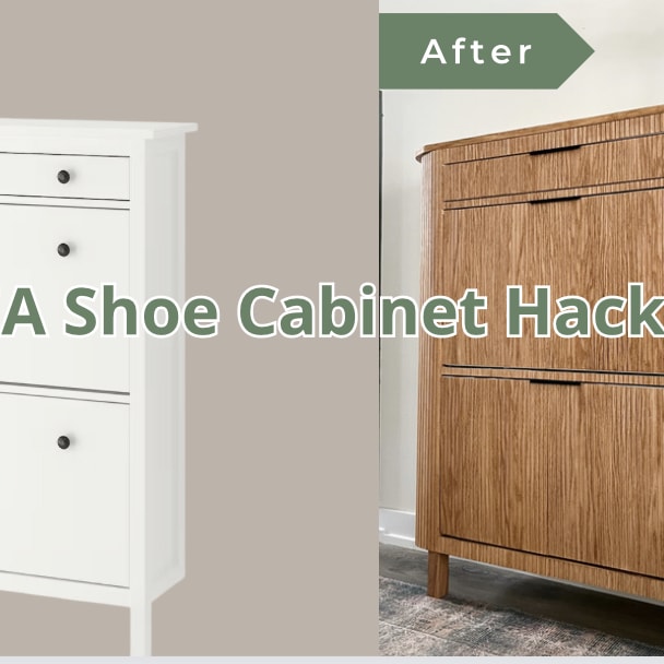 Do It Yourself : IKEA Shoe Cabinet Hack