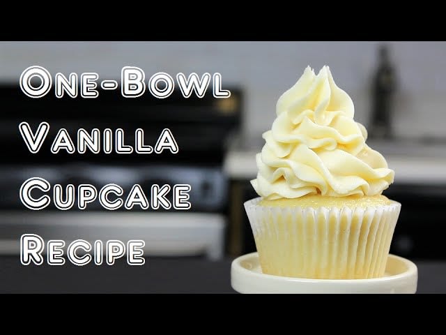 One Bowl Vanilla Cupcakes For Two