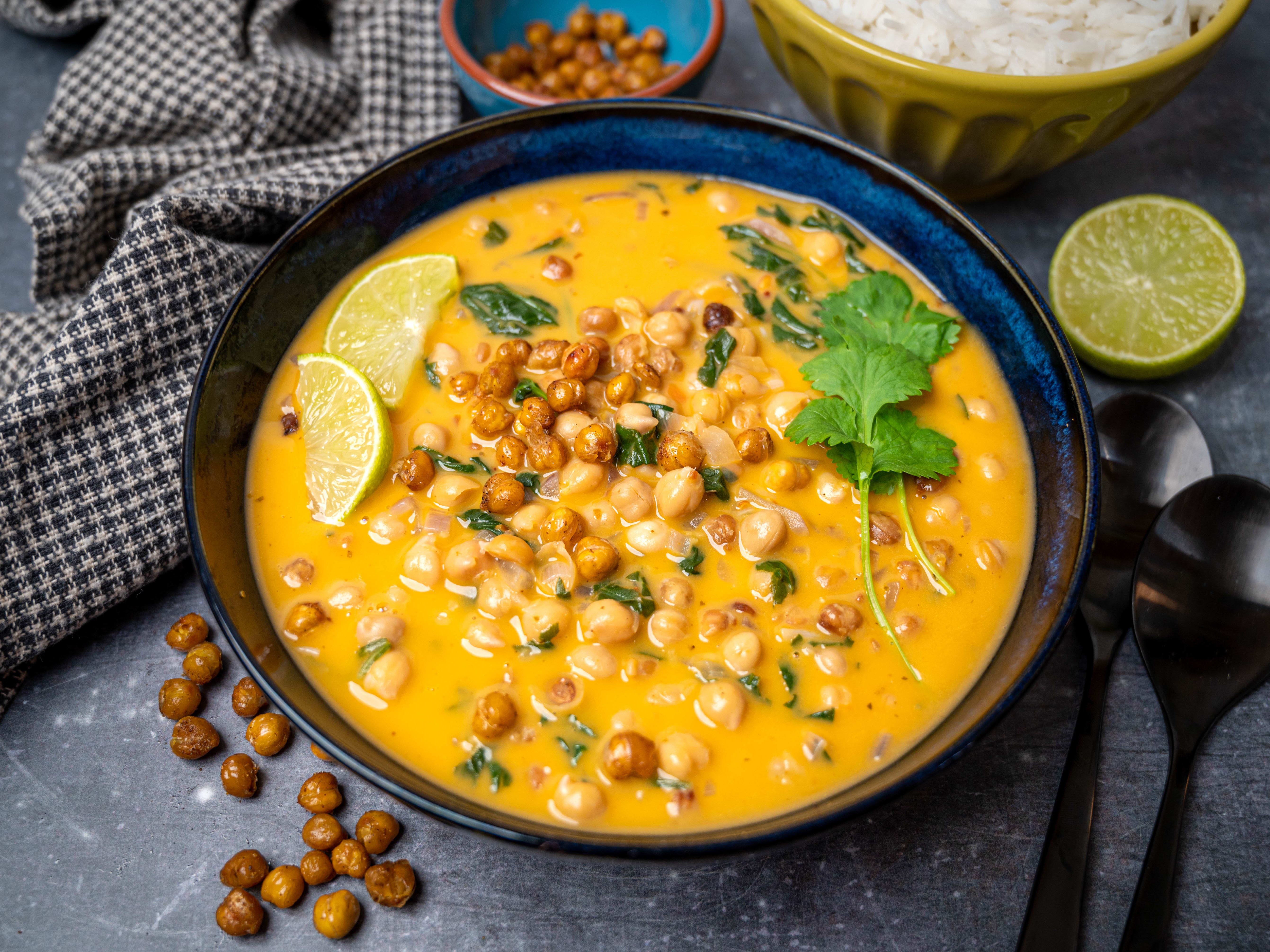 Chickpea thai red curry hot sale