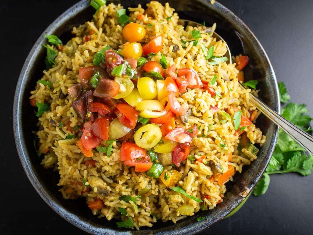 instant pot veggie rice
