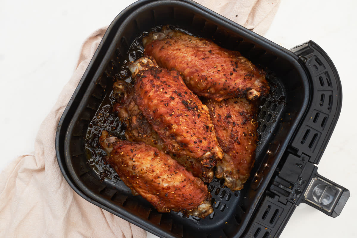 Air Fryer Turkey Wings + {VIDEO}