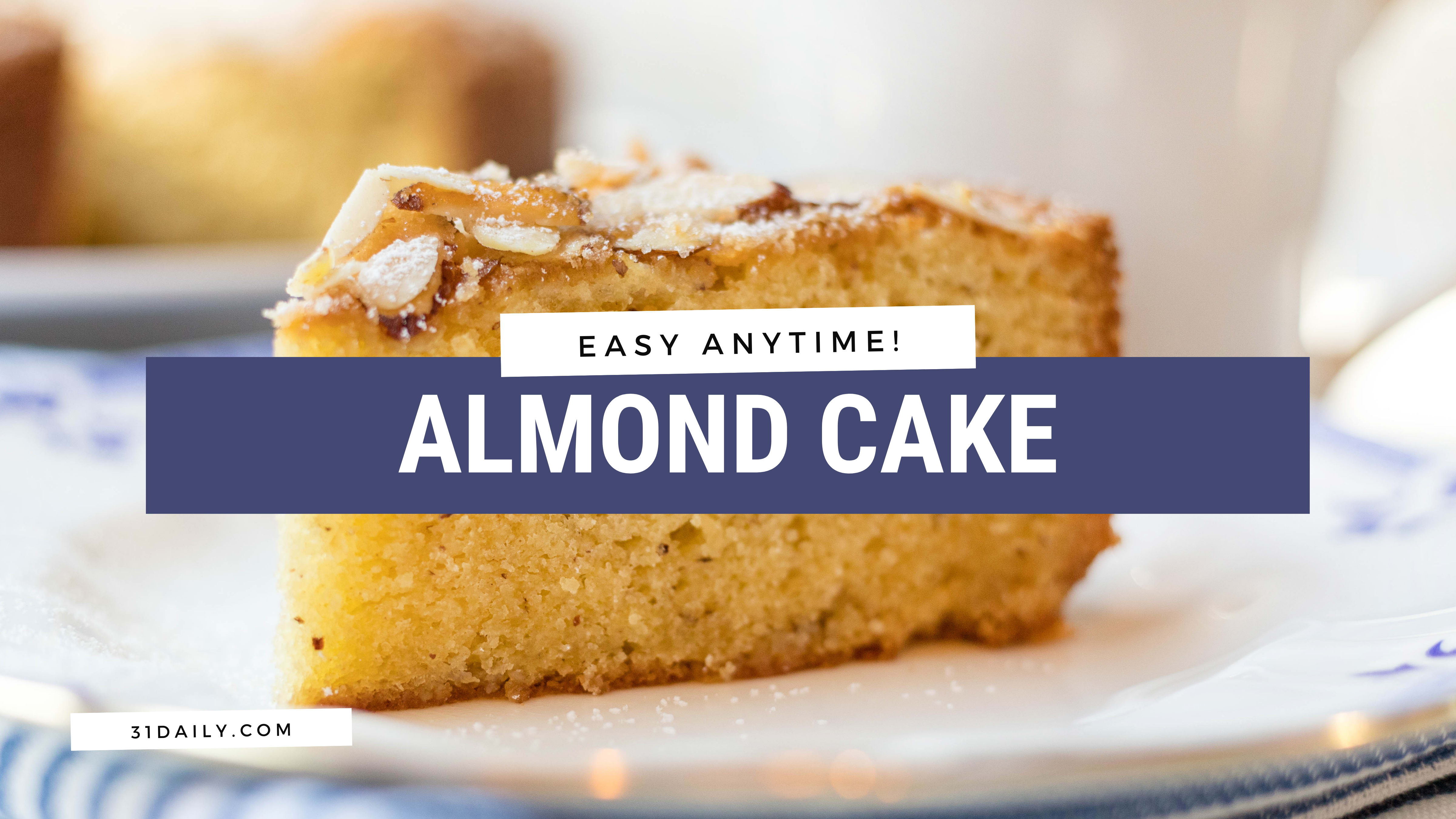 Almond Cake  not just spice