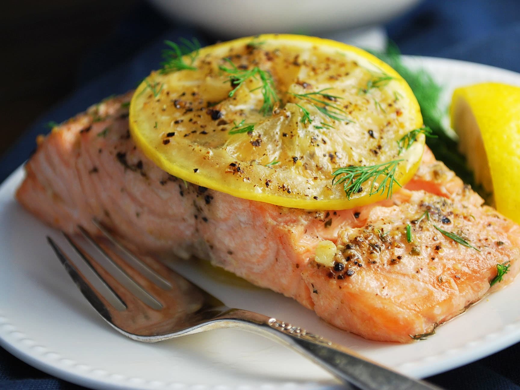 Grilled Salmon in Foil (w/ herby butter!) - Fit Foodie Finds
