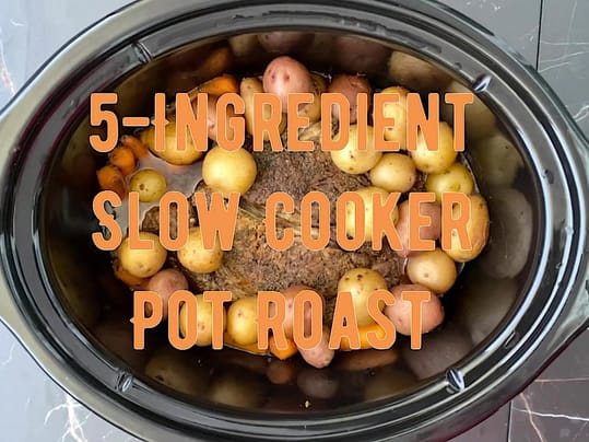  8-Quart Extra Large Slow Cooker - Fit a 6-pound Roast