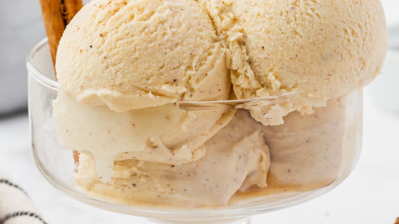 Eggnog Ice Cream