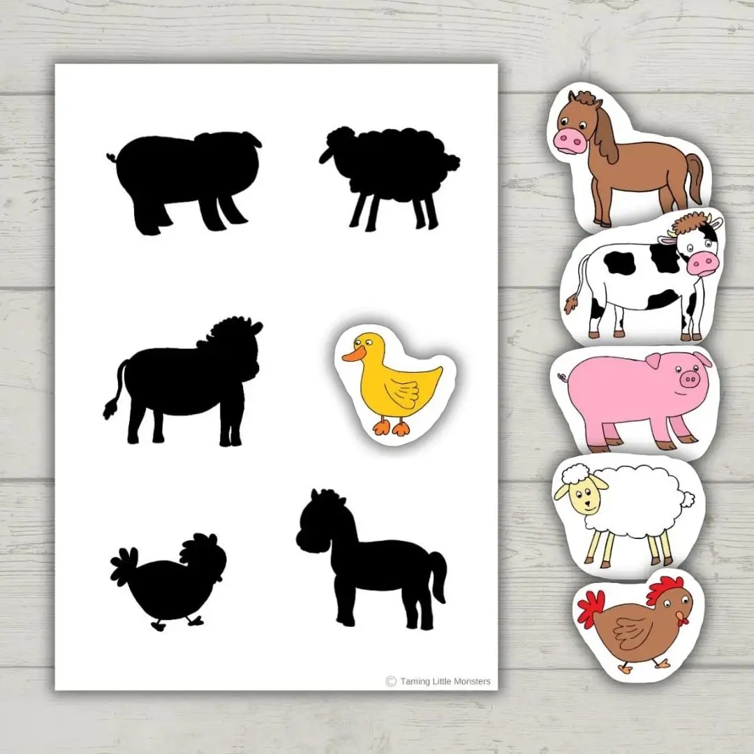 Cute Baby Games And Farm Animal Puzzles For Kids