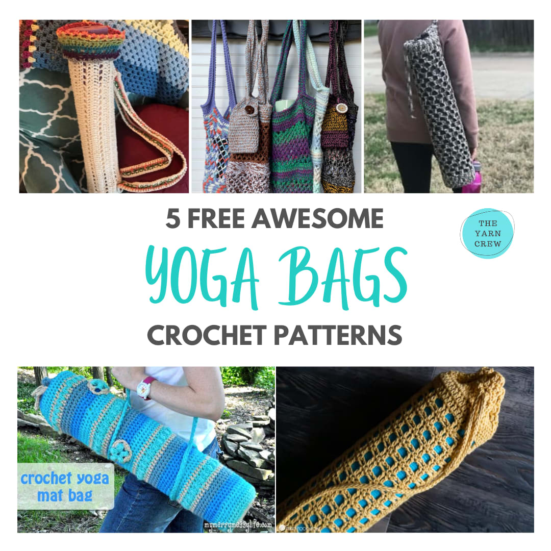5 Free Awesome Yoga Bag Crochet Patterns - The Yarn Crew