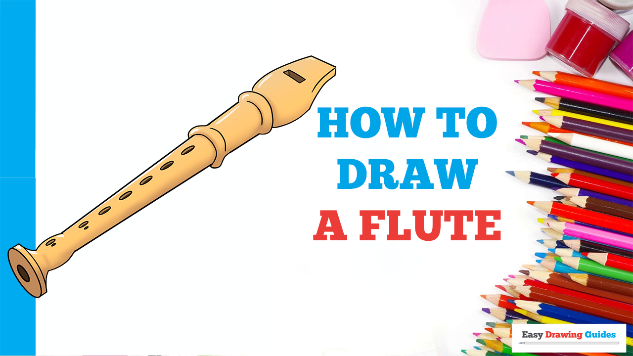 Pencil drawing of lord Krishna krishna flute/ how to draw krishna flute -  YouTube