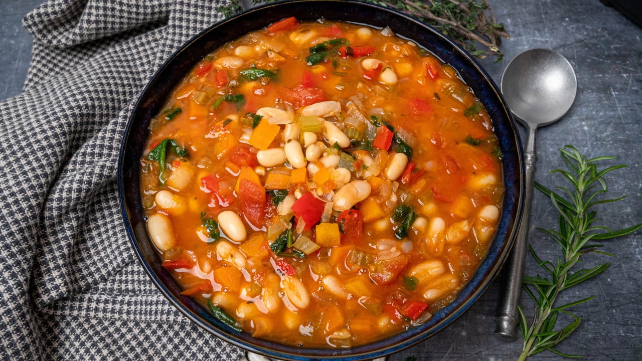 Instant pot white bean soup 2025 vegan