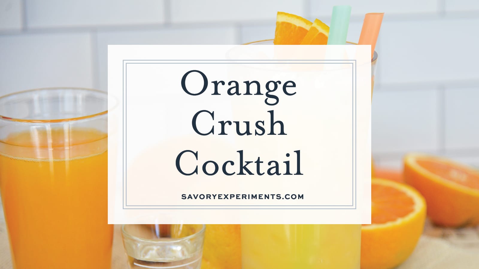BEST Orange Crush Cocktail Recipe (A Maryland Favorite!)