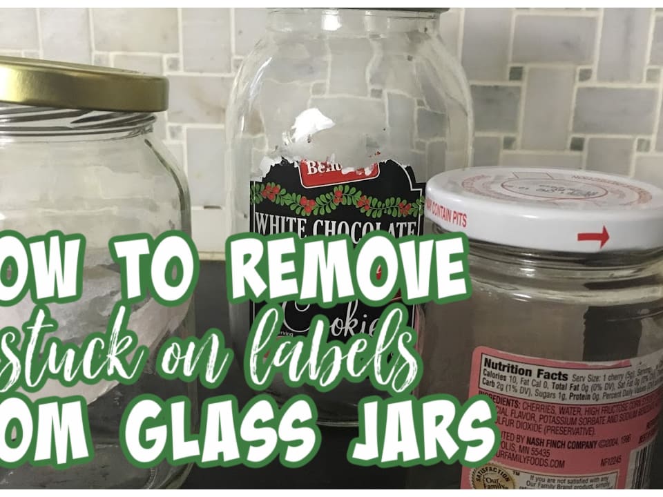 How to Easily Remove Labels and Smells to Upcycle Jars - Zero