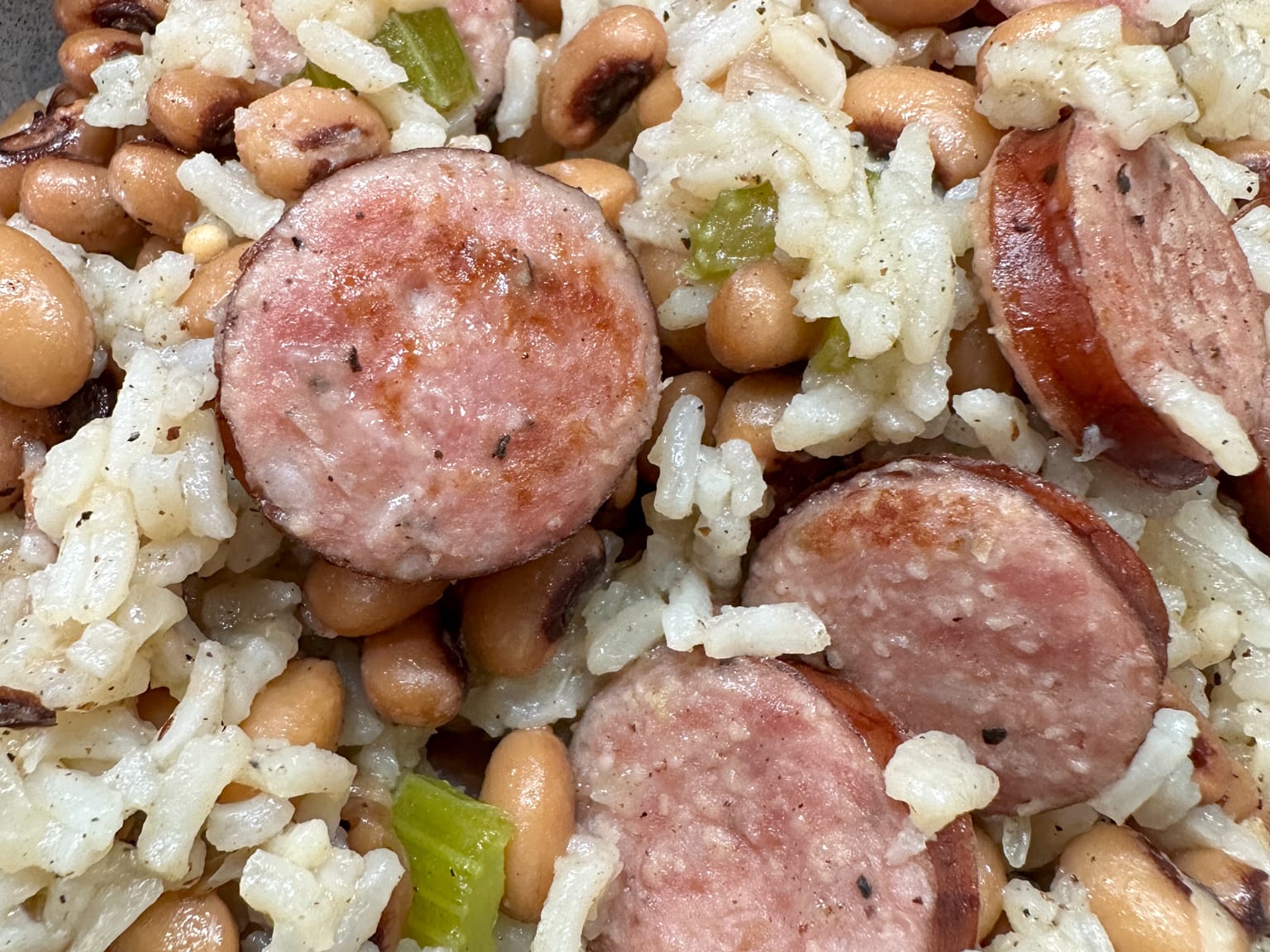 Easy And Quick Hoppin John Recipe With Smoked Sausage