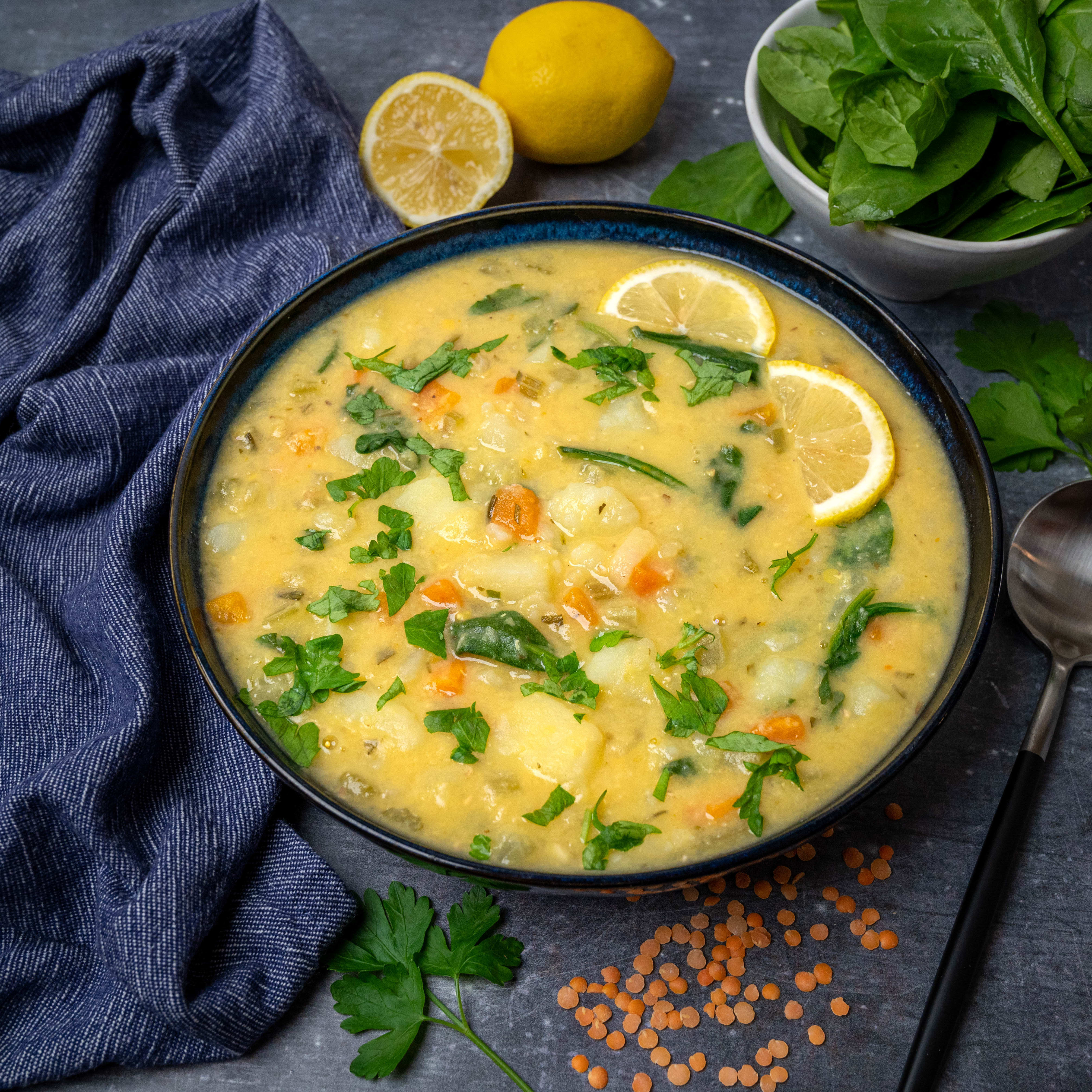 Mediterranean lentil soup instant pot best sale