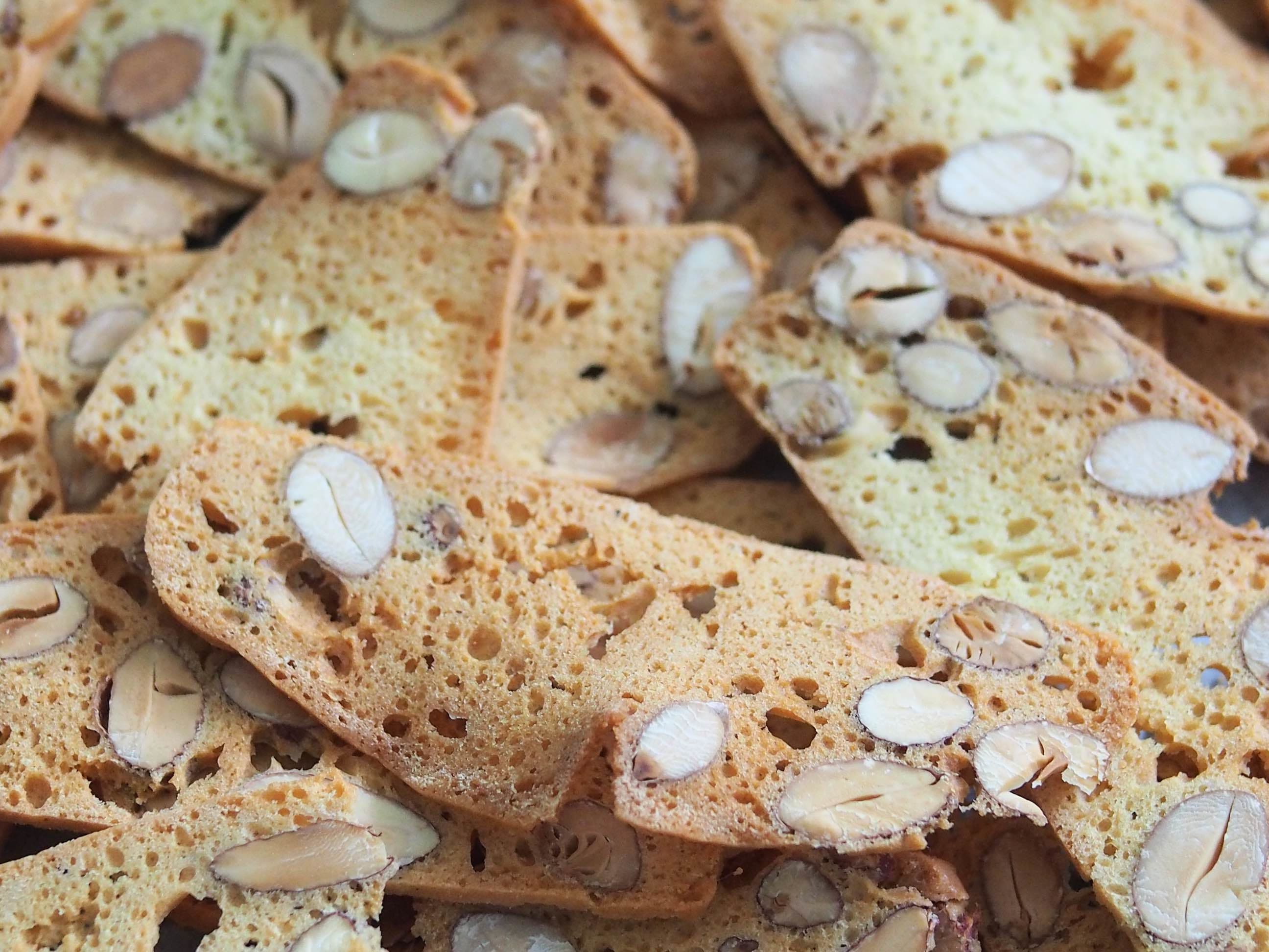 Thin Almond Bread Biscotti Recipe - She Loves Biscotti