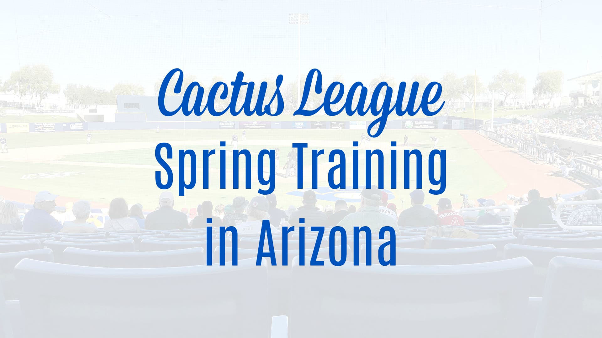 Eric Sim visits various Arizona Spring Training facilities. He