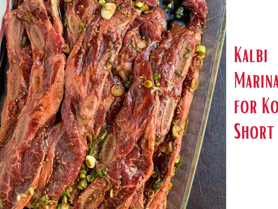 Korean short ribs marinade hotsell