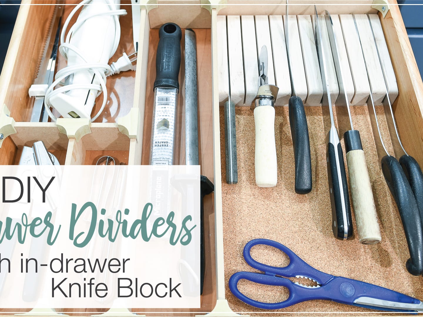 DIY Drawer Dividers for Perfectly Organized Drawers - Houseful of Handmade