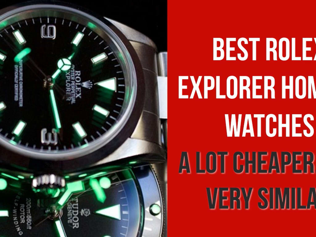 Best Rolex Explorer Homage Watches A Lot Cheaper, Yet Very Similar - I Know  Watches