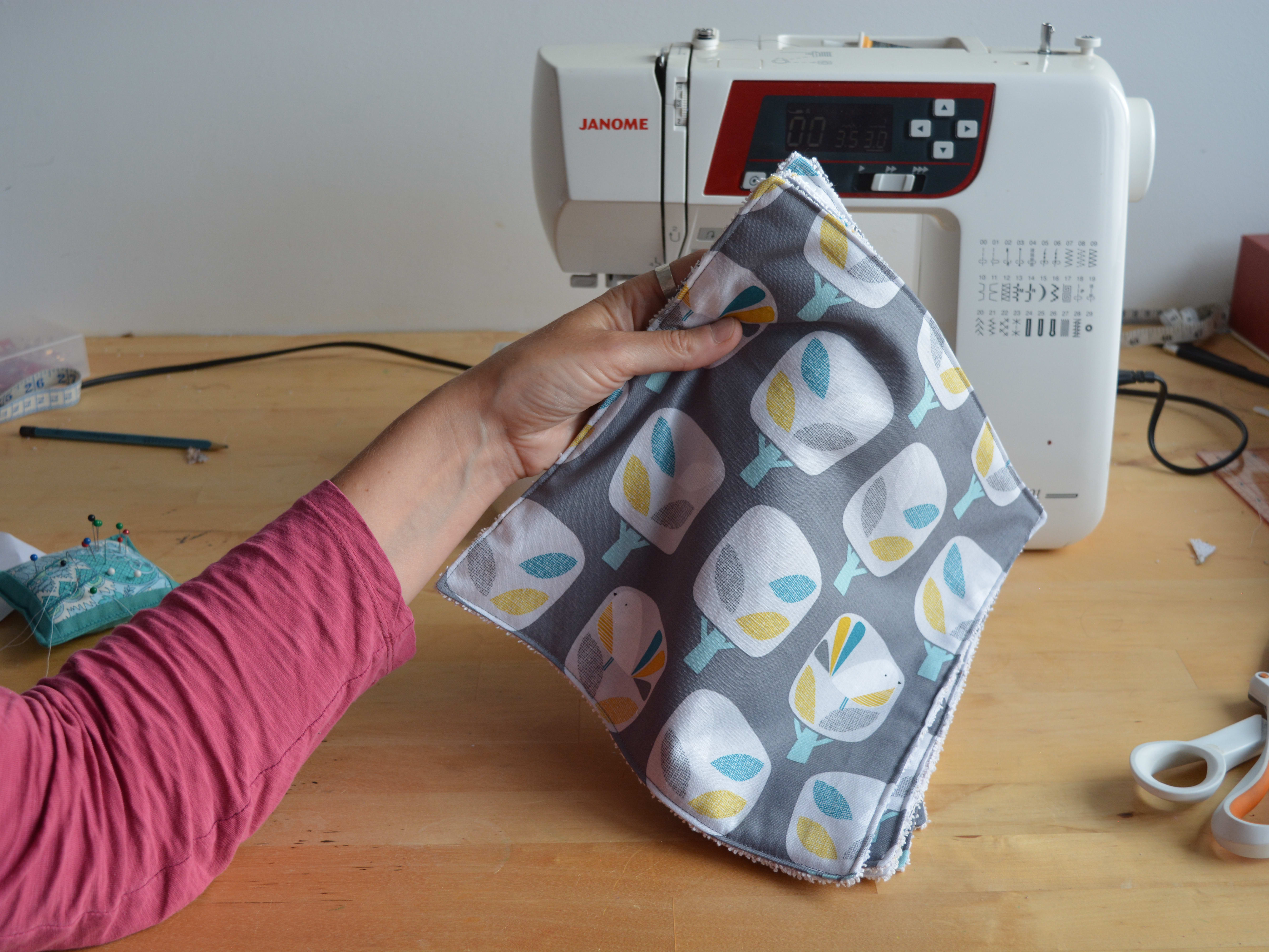 Unpaper Towels DIY - How To Make Reusable Kitchen Roll ⋆ A Rose Tinted World