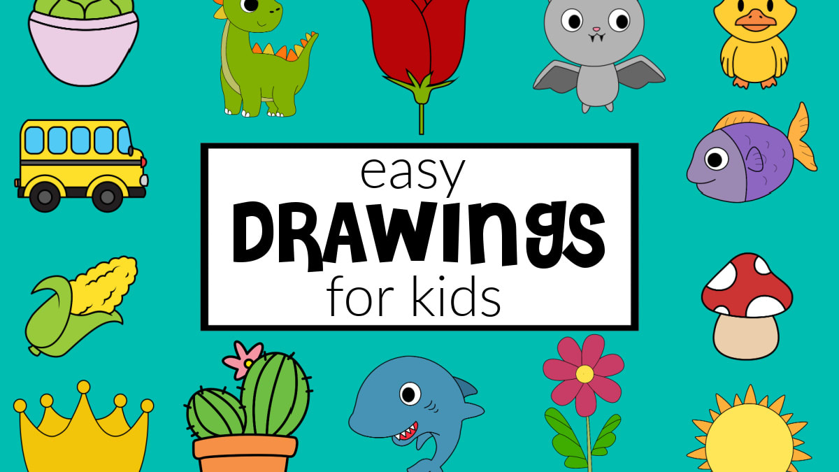 Easy Step-by-Step Drawing for Kids & Beginners | Otoons-saigonsouth.com.vn