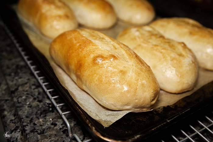 The Best Soft and Chewy Bread Rolls – perfect for hoagies and