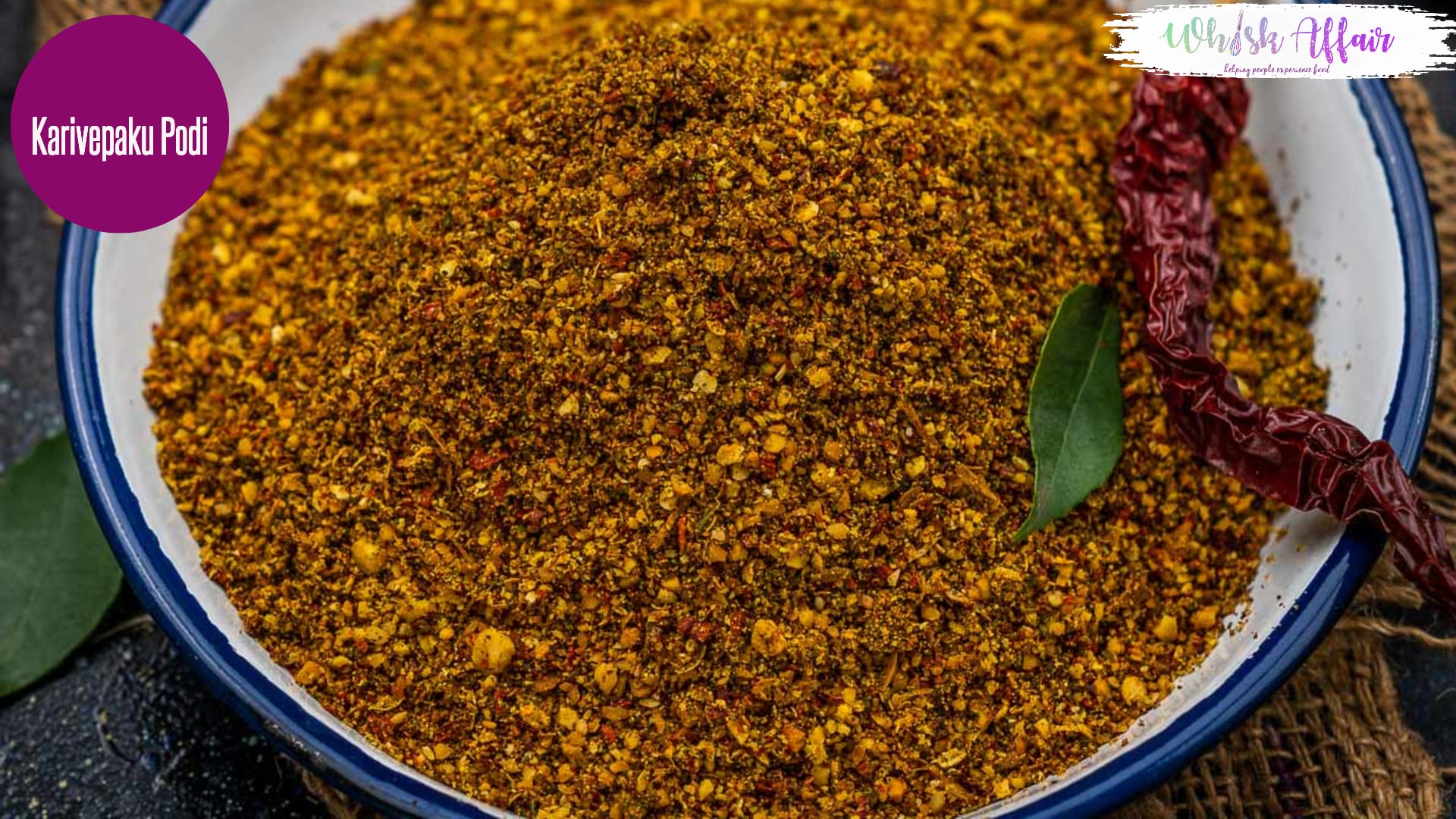 Karivepaku podi cheap