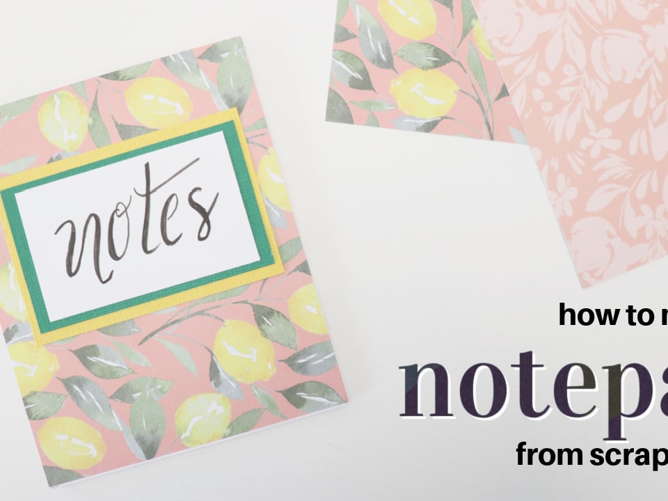 How to assemble and make your own notepads using your own DIY padding  compound