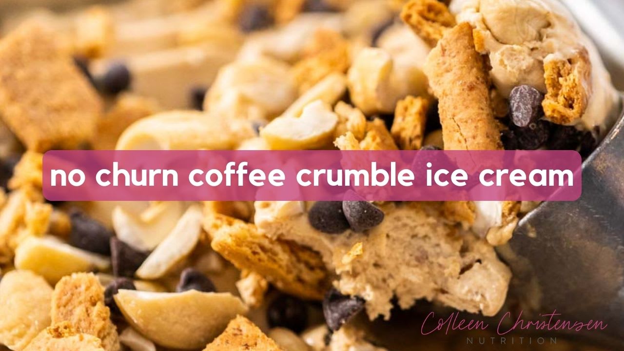 No-Churn Cookie Monster Ice Cream - Colleen Christensen Nutrition