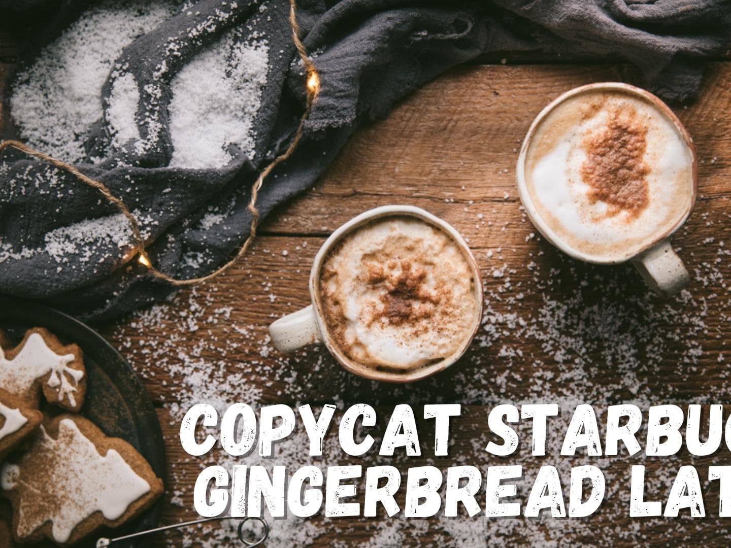 Slow Cooker Gingerbread Latte (Starbucks Copycat) - The Busy Baker