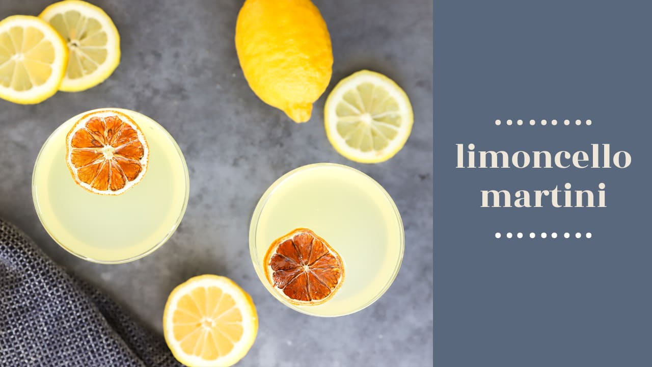 Lemon Drop Martini (with Limoncello) - Foodology Geek