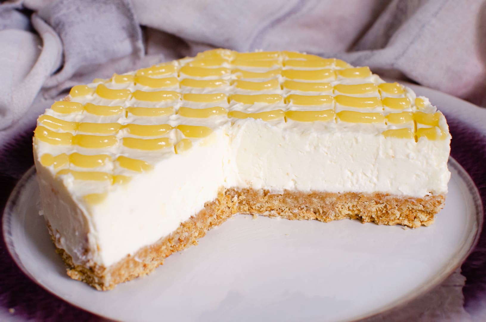 Lemon Curd Cheesecake - Easy No Bake Dessert Recipe Flawless Food