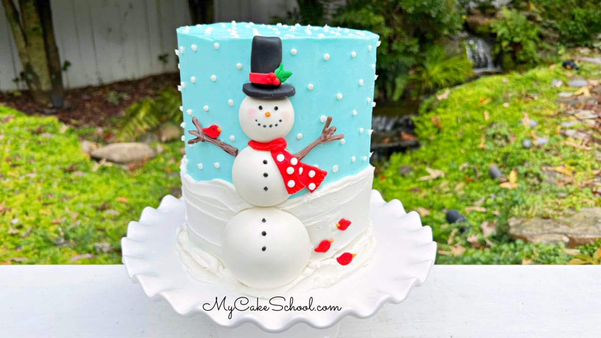 3D snowman cake | Snowman cake, Christmas cake decorations, Food art  christmas