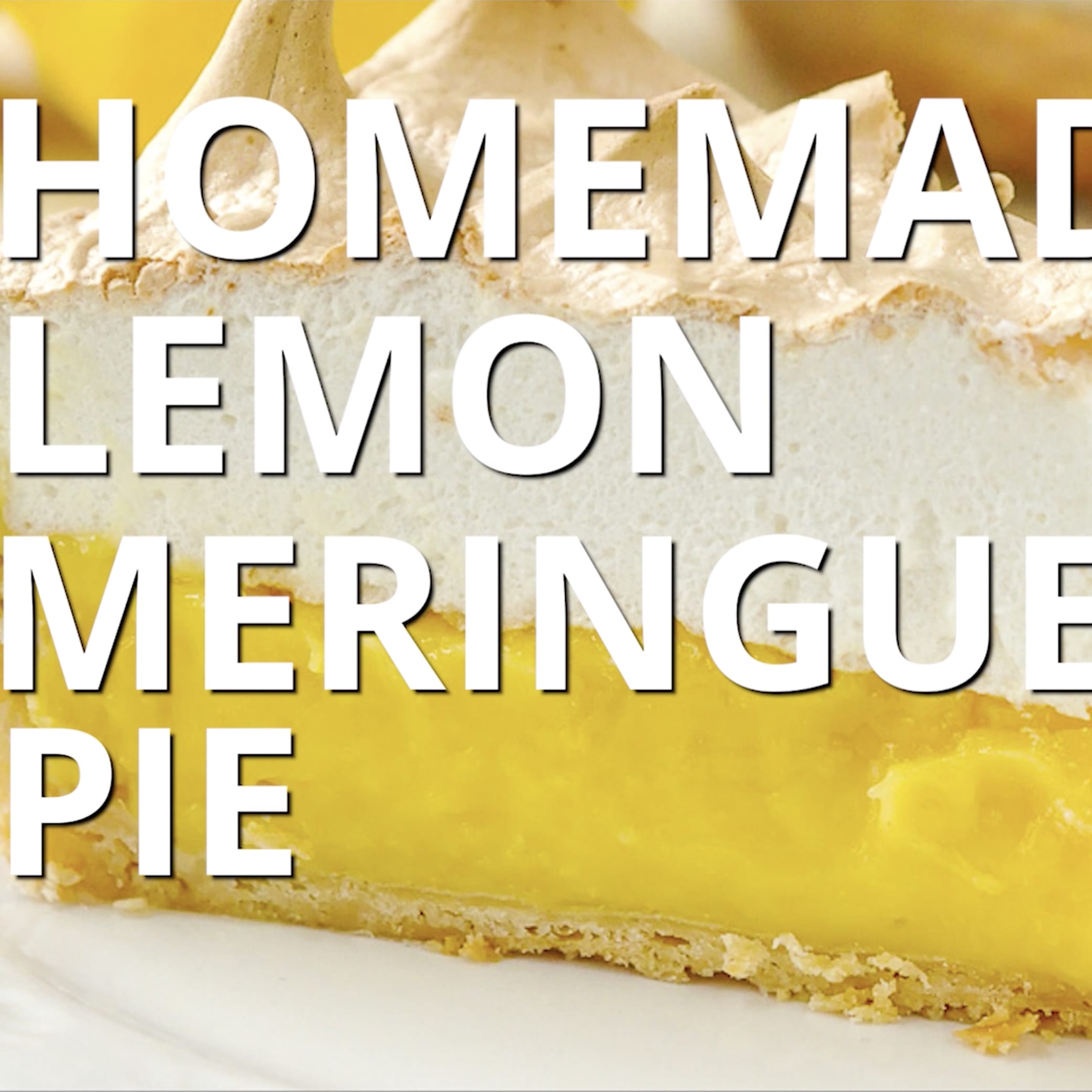 Homemade Lemon Meringue Pie - easy, old fashioned & scratch made!
